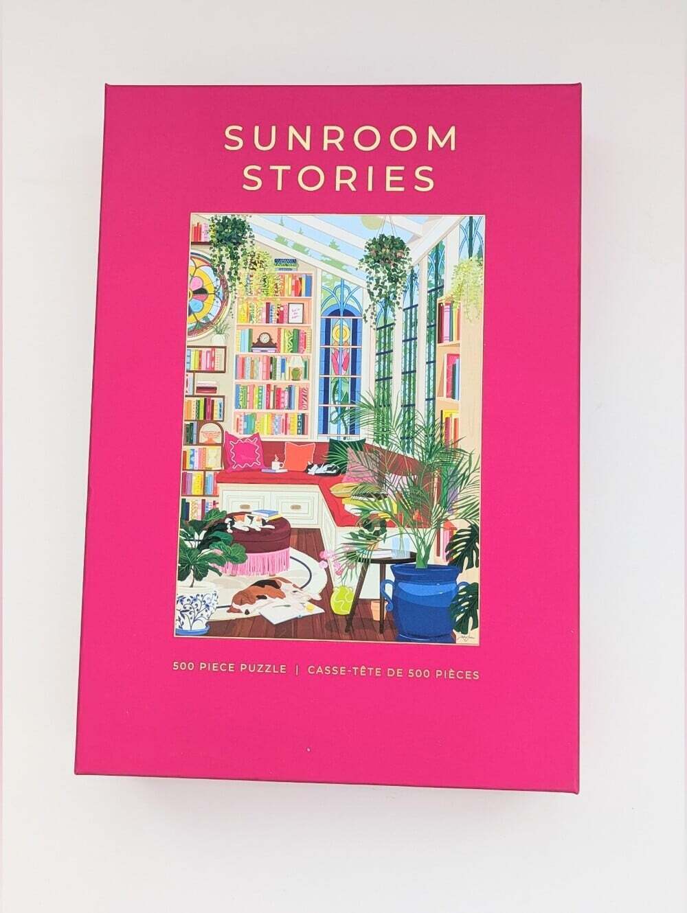 NEW IN BOX Hobbry "Sunroom Stories" 500-Piece Puzzle